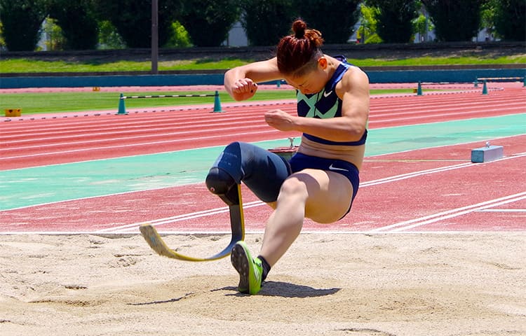 陸上競技選手　中西麻耶選手　2021年05月23日撮影